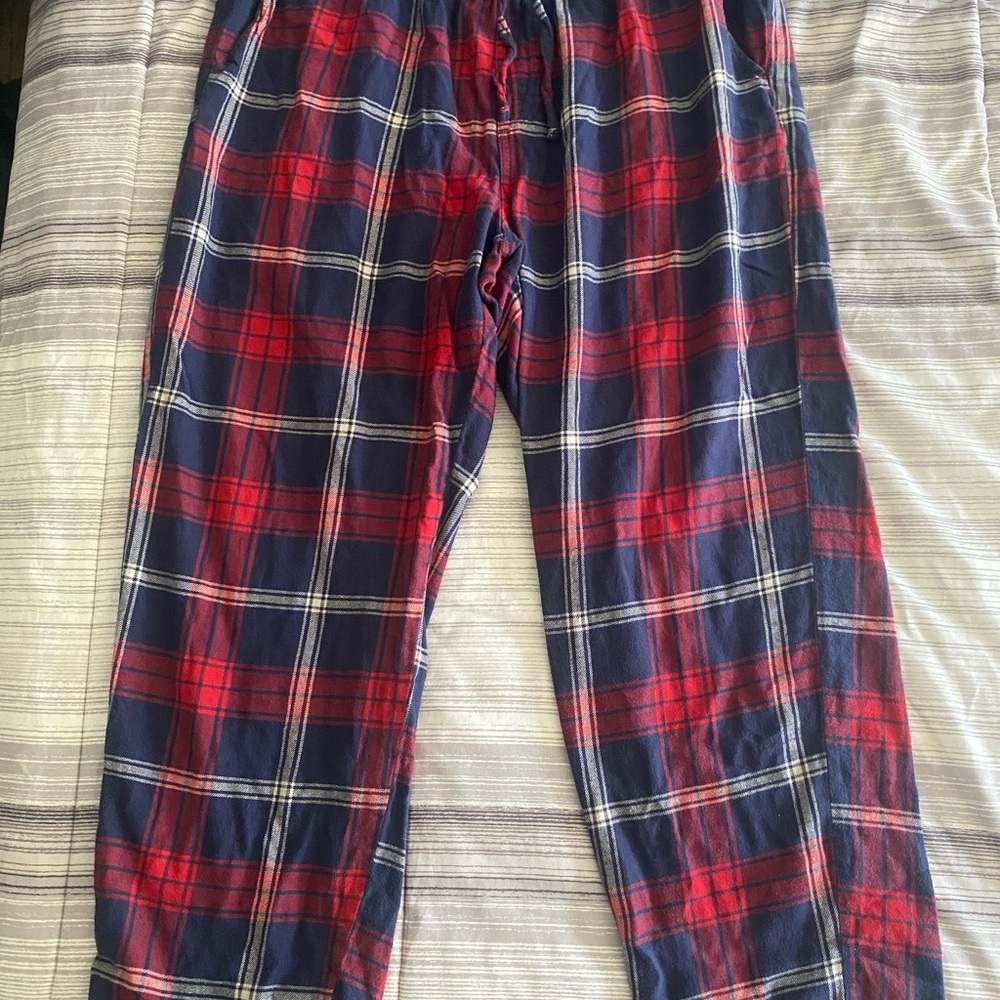 Old Navy - Red and Blue Plaid Pajama Pants